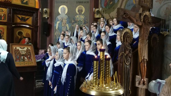 Праздник Благовещения в Успенском храме