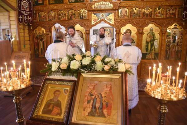 Память мученика Матфея (Гусева) в Покровском храме пос. Нахабино
