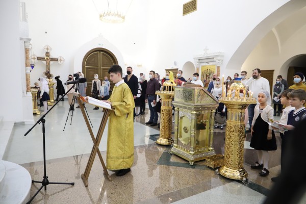 Миссионерская Литургия для детей в Никольском соборе Красногорска