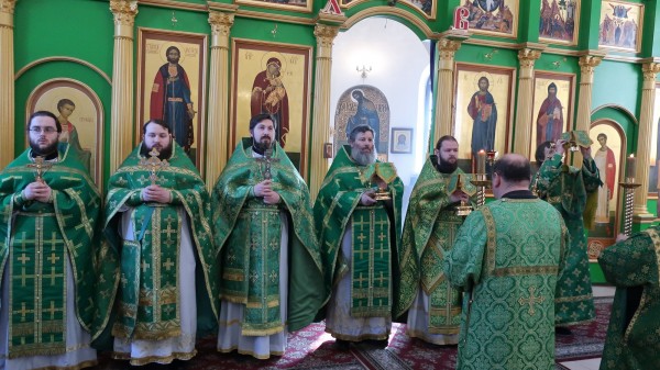 Престольный праздник в Данииловском храме в Нахабино
