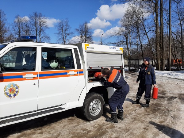 Урок по пожарной безопасности в воскресной школе Данииловского храма пос. Нахабино