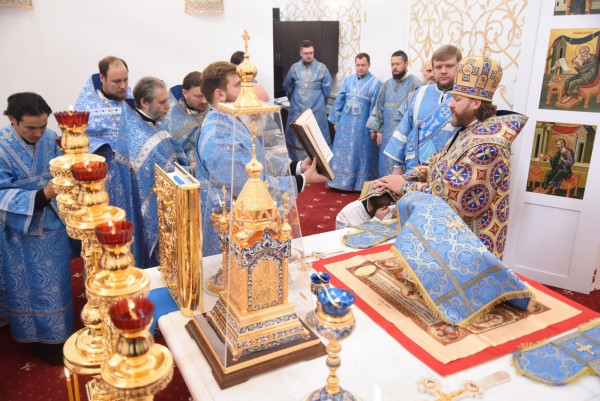 Архиерейское богослужение в Никольском соборе Красногорска
