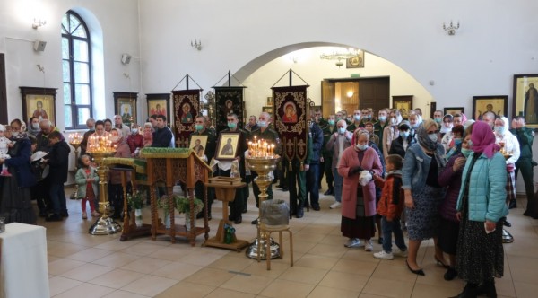 Престольный праздник в Данииловском храме п. Нахабино