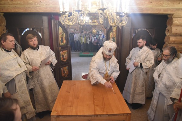 Великое освящение храма священномученика Николая (Тохтуева) в с. Степановское