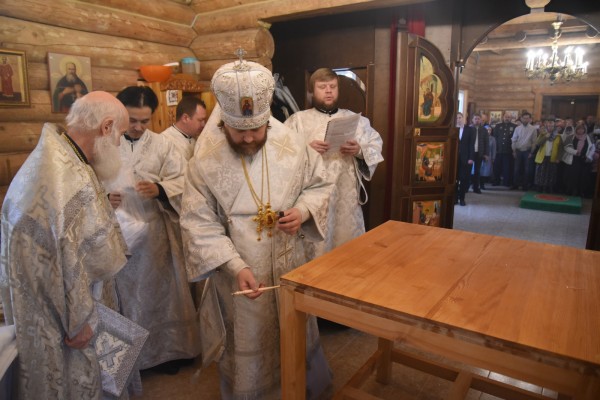 Великое освящение храма священномученика Николая (Тохтуева) в с. Степановское