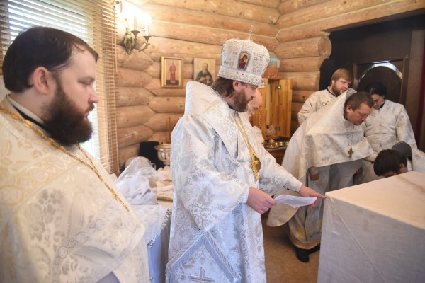 Великое освящение храма священномученика Николая (Тохтуева) в с. Степановское