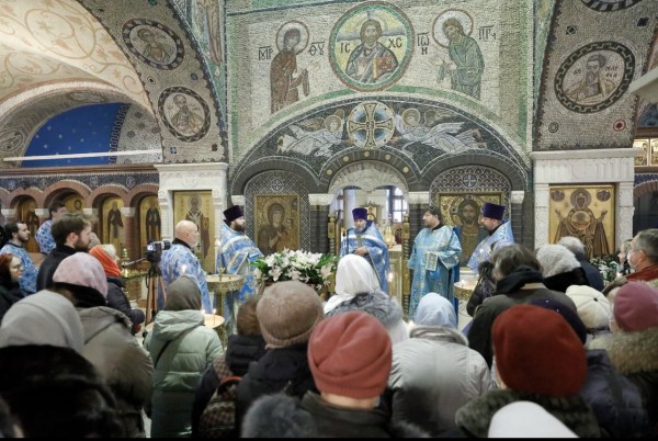 Престольный праздник в Знаменском храме г. Красногорска