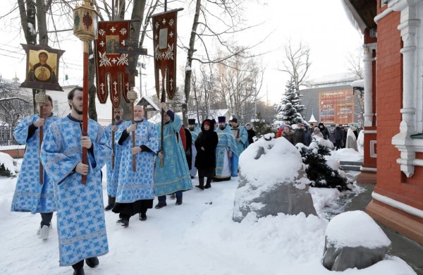 Престольный праздник в Знаменском храме г. Красногорска