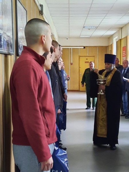 Отправка призывников на воинскую службу