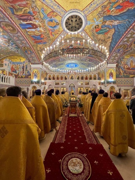 Престольный праздник в Никольском соборе