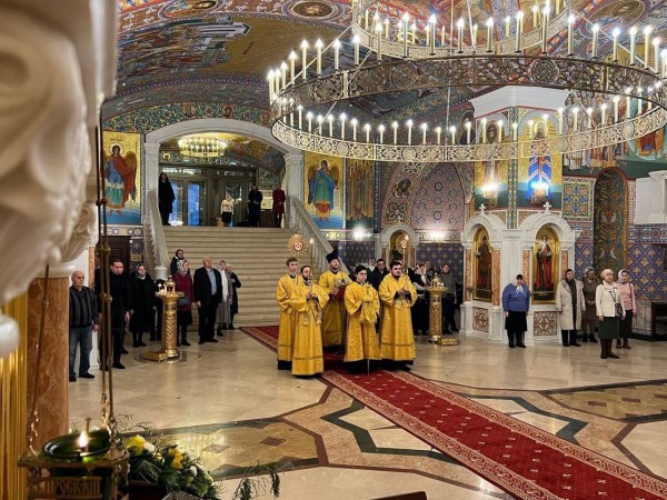 Престольный праздник в Никольском соборе