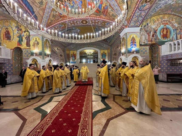 Престольный праздник в Никольском соборе