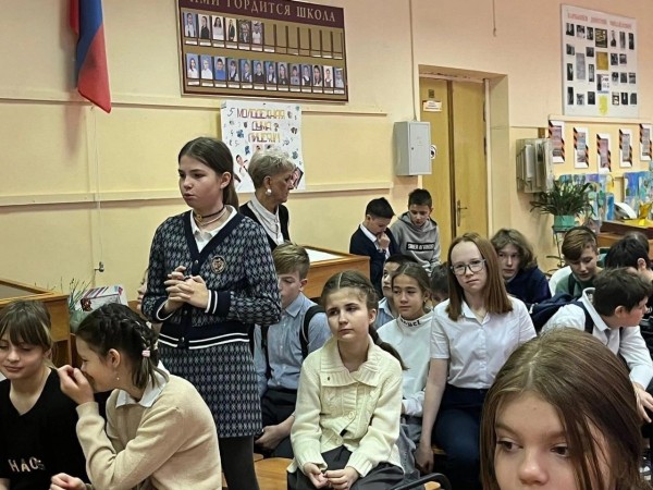 Встреча с учениками лицея №1