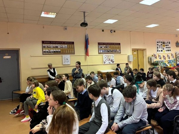 Встреча с учениками лицея №1