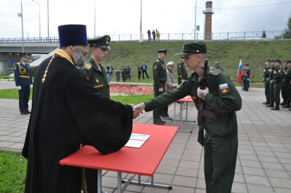Благословение молодого пополнения в/ч 11361