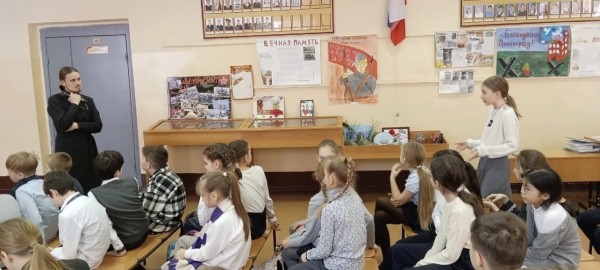 Встреча со священником в Лицее №1 пос. Нахабино