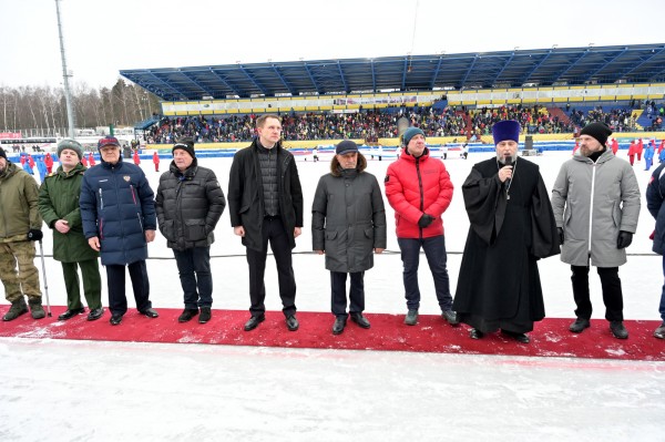Личный чемпионат России по ледовым мотогонкам в Красногорске