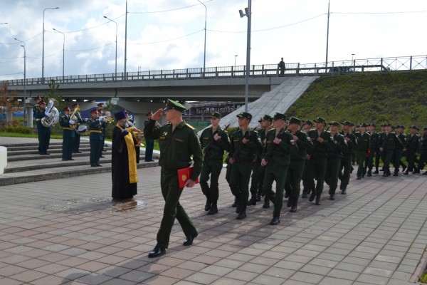 Благословение молодого пополнения в/ч 11361