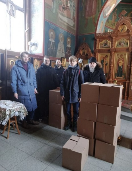 Поздравление раненых воинов