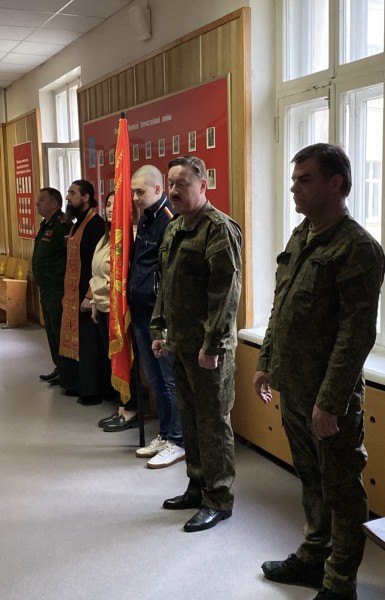 Отправка призывников в Красногорске 