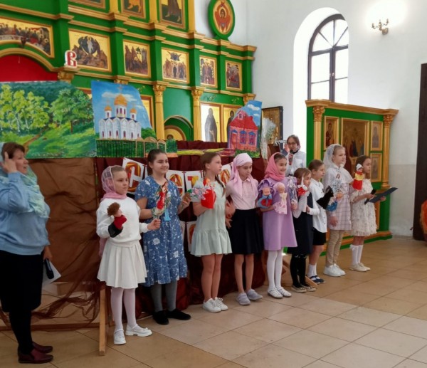 Детский Пасхальный праздник в Данииловском храме пос. Нахабино