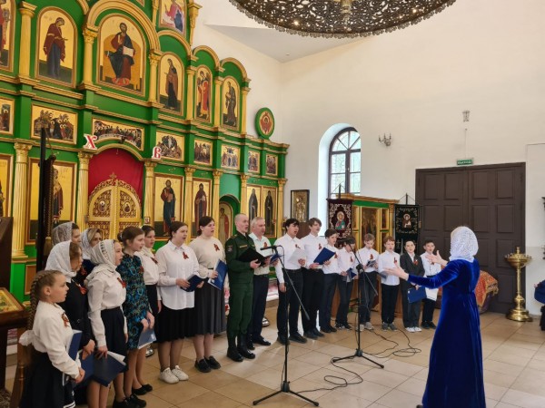 День Победы в Данииловском храме пос. Нахабино