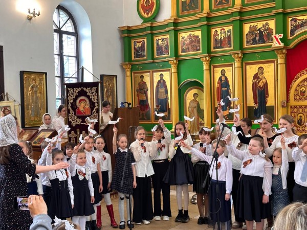 День Победы в Данииловском храме пос. Нахабино