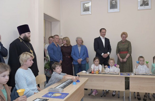 Открытие после ремонта первого этажа музыкальной школы им. А.А. Наседкина в Красногорске