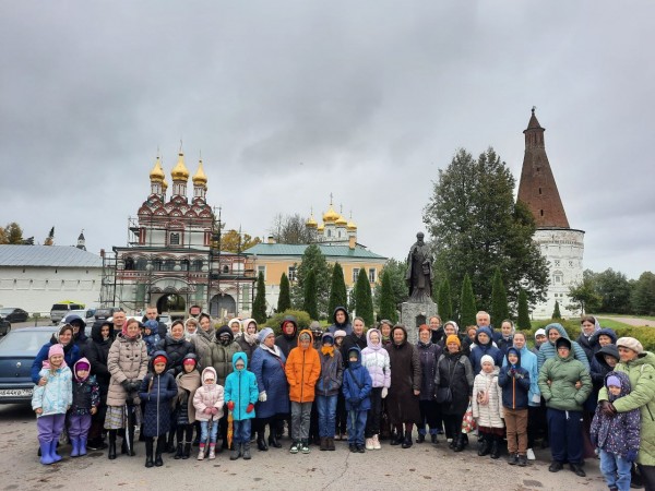 Паломническая поездка воскресной школы Данииловского храма в Иосифо-Волоцкий монастырь