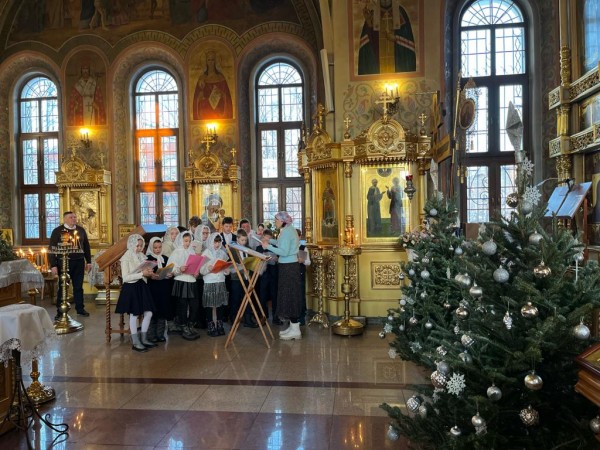 Рождество Христово на приходе Никольского храма села Ангелово г.о. Красногорск