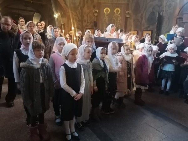 Рождество Христово в Успенском храме Красногорска