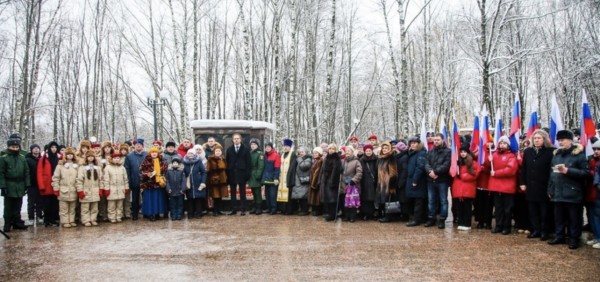 Митинг в Красногорске в честь 80-летие полного освобождения Ленинграда от блокады