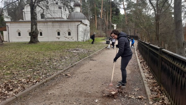 Акция "Вера без дел мертва" в Архангельском 