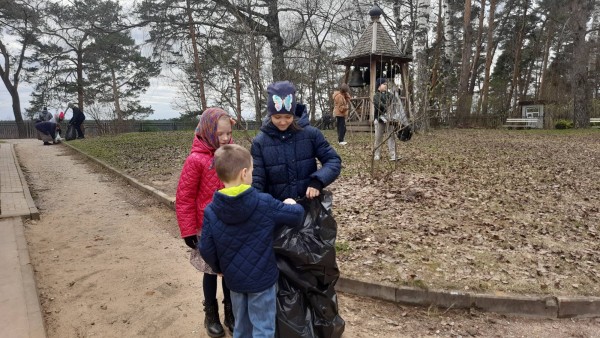 Акция "Вера без дел мертва" в Архангельском 