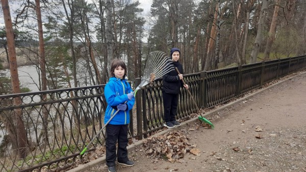 Акция "Вера без дел мертва" в Архангельском 