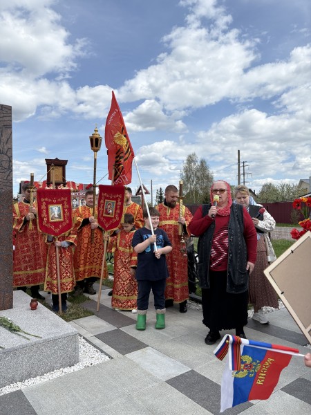 В храме свт. Иоанна Златоуста д. Козино 4 мая прошло торжественное мероприятие, посвященное празднованию 80-летия со Дня Великой Победы.
