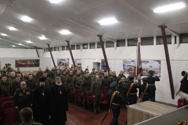 Награждение военнослужащих инженерной бригады