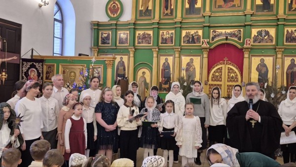Детский Рождественский праздник в Данииловском храме Нахабино