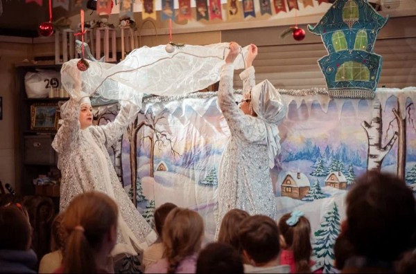 Святочные гуляния продолжились в Георгиевском храме пос. Нахабино 