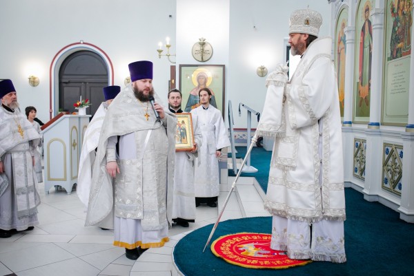 Архиерейское богослужение в Путилково