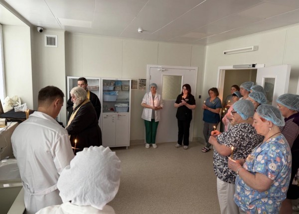 Молебен в Красногорском родильном доме