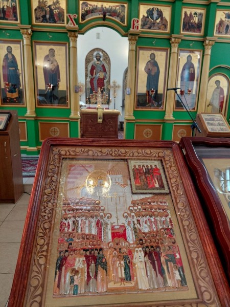 Празднование Собора новомучеников и исповедников Церкви Русской в Данииловском храме пос. Нахабино
