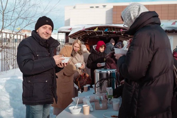 Семейный праздник в Георгиевском храме пос. Нахабино