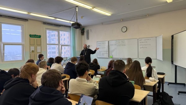 Встреча с девятиклассниками нахабинской гимназии №4