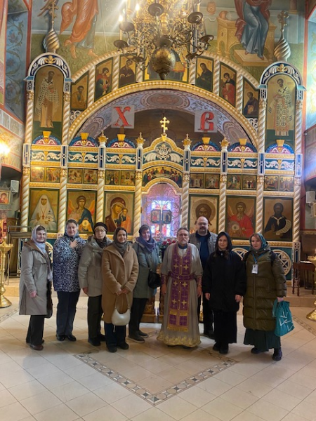 Гости в Ильинском храме с. Ильинское