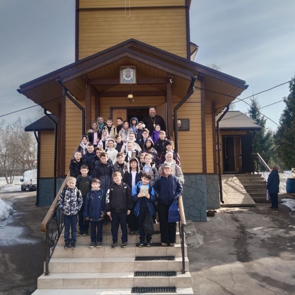 Встреча со школьниками в Покровском храме Нахабино