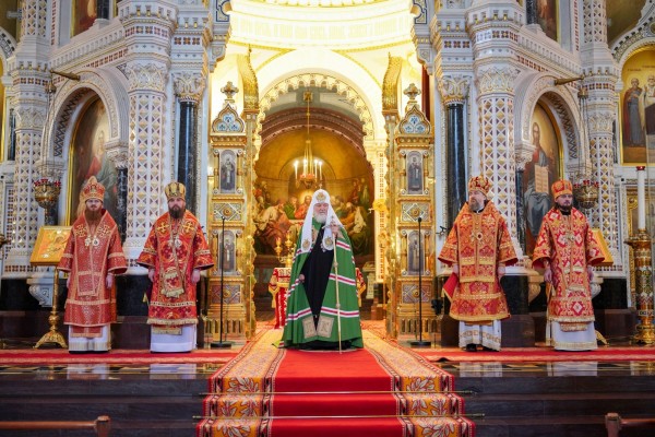 Патриаршая Детская Литургия в Храме Христа Спасителя