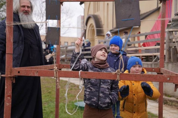 Семейный праздник в Георгиевском храме пос. Нахабино