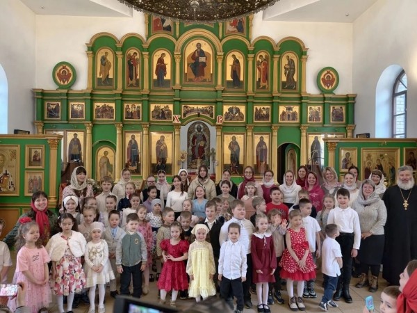 Детский Пасхальный праздник в Данииловском храме Нахабино