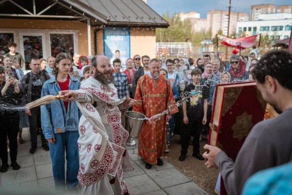 Престольный праздник в Георгиевском храме пос. Нахабино